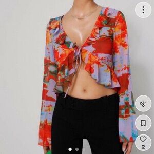 NWT Tiger Mist Tarvey Top